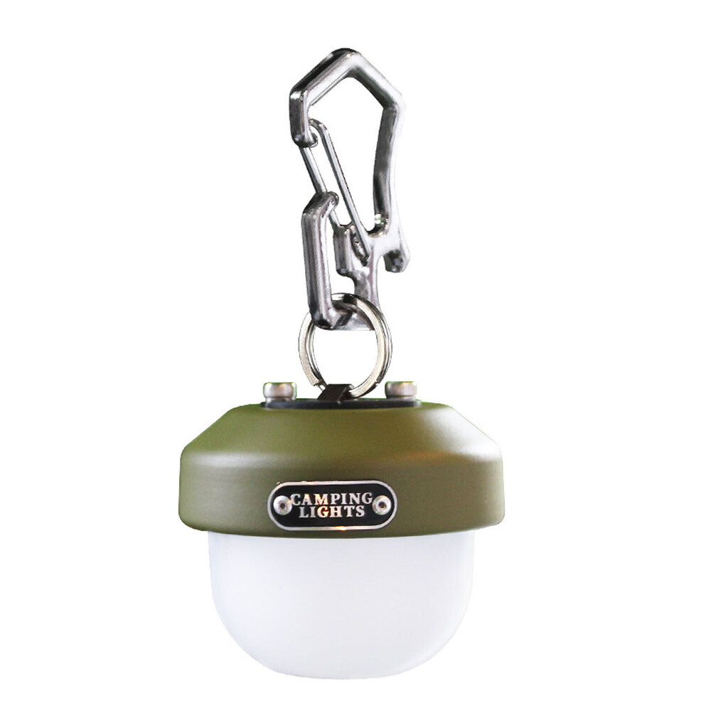 Camping Light vedenpitävä kirkkaus säädettävä USB-lataus pieni söpö lamppu koukulla sotilaallinen vihreä männynkäpykuvio hinta ja tiedot | Retkilamput | hobbyhall.fi