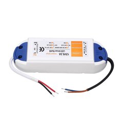 LED-ohjain 6.3A 72W AC90?240V–12V Virtalähdemuuntaja LED-valaistukseen LED-nauhat LED-lamput hinta ja tiedot | Retkilamput | hobbyhall.fi