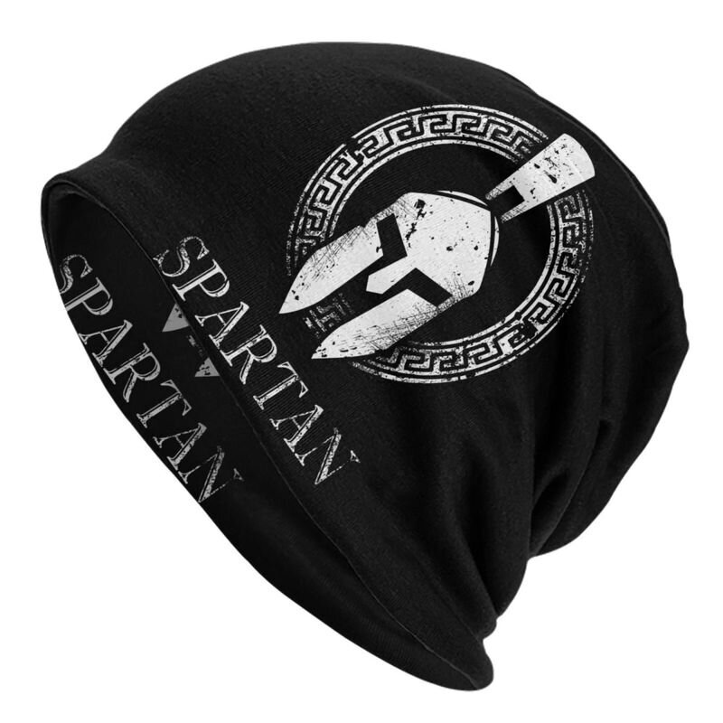 (Pipot-8) Sparta Skull Spartan Warrior Bonnet Hatut Hip Hop Neulottu Hattu Naisille Miehille Talvi Lämmin Skullies Pipot Lippikset hinta ja tiedot | Naisten päähineet | hobbyhall.fi