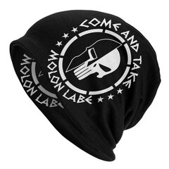 (Pipot-12) Sparta Skull Spartan Warrior Bonnet Hatut Hip Hop Neulottu Hattu Naisille Miehille Talvi Lämmin Skullies Pipot Lippikset hinta ja tiedot | Naisten päähineet | hobbyhall.fi