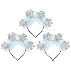 3 Kpl Xmas-Pääpanta Snowflake-Pääpanta Glitter-Pääpanta Koristeellinen Pääpanta Naisille hinta ja tiedot | Hiustarvikkeet | hobbyhall.fi