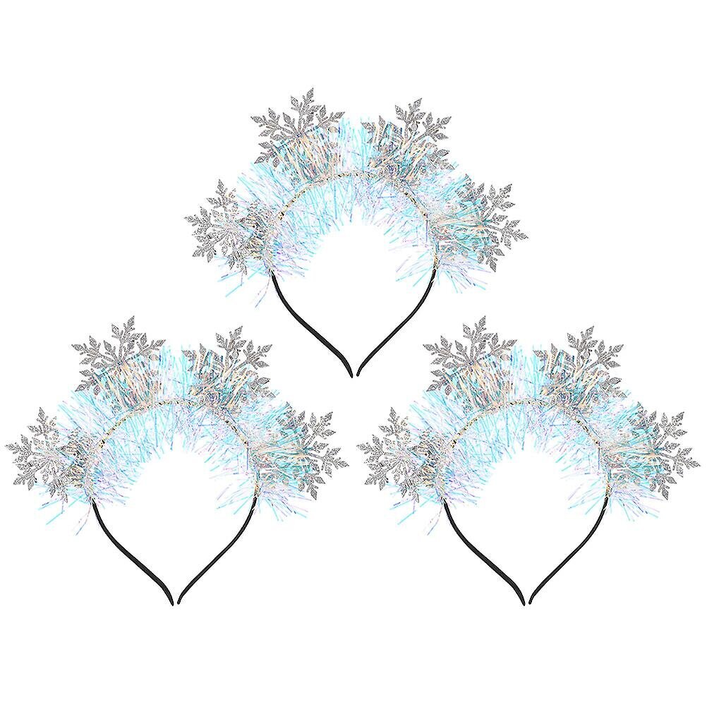 3 Kpl Xmas-Pääpanta Snowflake-Pääpanta Glitter-Pääpanta Koristeellinen Pääpanta Naisille hinta ja tiedot | Hiustarvikkeet | hobbyhall.fi