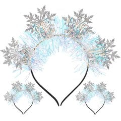 3 Kpl Xmas-Pääpanta Snowflake-Pääpanta Glitter-Pääpanta Koristeellinen Pääpanta Naisille hinta ja tiedot | Hiustarvikkeet | hobbyhall.fi