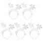 5 Kpl Lasten Hiussolmiot Christmas Boppers Hiuspanta Snowflake Hiuspanta Christmas Head Bopper hinta ja tiedot | Hiustarvikkeet | hobbyhall.fi