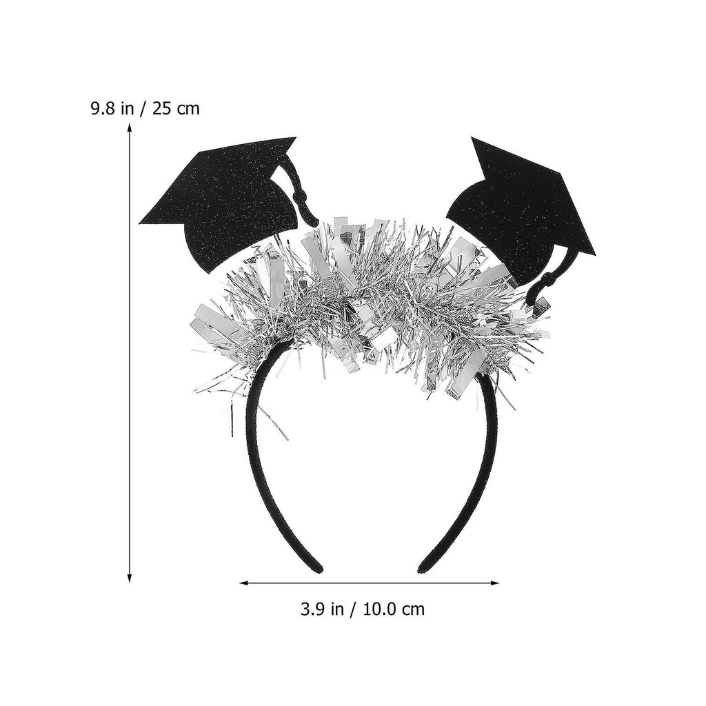 6 Kpl Graduation Cap -Päänauhat Grad Cap -Pääpanta Valmistuneiden Pääpanta Juhlapääpanta Prop Grad Party -Suositukset hinta ja tiedot | Hiustarvikkeet | hobbyhall.fi