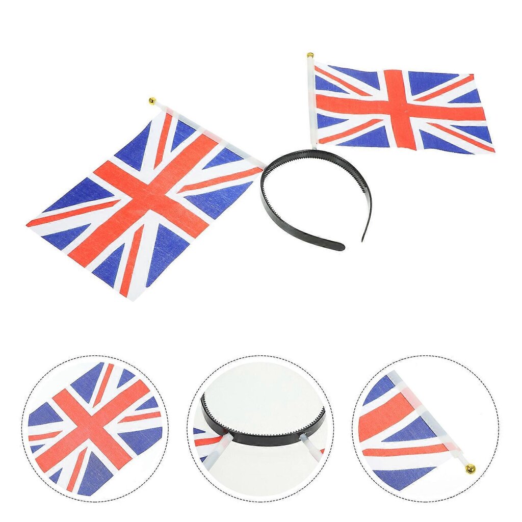 Koristeellinen Brittiläisen Lipun Hiussolki Jousinauha British Festival Party Prop hinta ja tiedot | Hiustarvikkeet | hobbyhall.fi