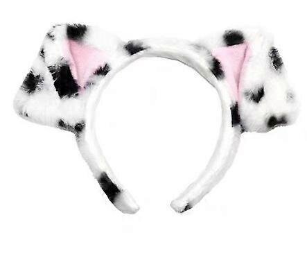 Dalmatian Pääpanta Fuzzy Otsapanta Eläinten Hiuspanta Kasvojenpesupääpanta Koiranpentupääpanta Animal Cosplay -Pääpanta Hauska Pääpanta hinta ja tiedot | Hiustarvikkeet | hobbyhall.fi