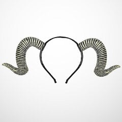 Vintage Pu-Pääpanta Gothic Punk Horn Hair Päähineet Hiustarvikkeet Halloween-Asupallotanssijuhliin hinta ja tiedot | Hiustarvikkeet | hobbyhall.fi