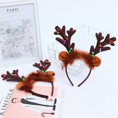 3 Kpl Cintillos Para Nias Christmas Deer Hair Hoop Xmas Valoisa Pääpanta Deer Headpiece Deer Anlter -Hiuspanta hinta ja tiedot | Hiustarvikkeet | hobbyhall.fi