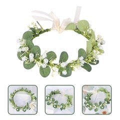 Gypsophila Hairband Kukkahiuskruunu Häät Morsiamen Pää Garland Flower Päähineet hinta ja tiedot | Hiustarvikkeet | hobbyhall.fi