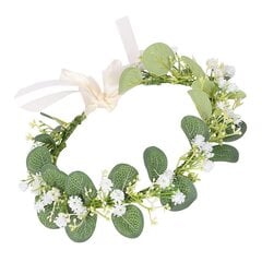 Gypsophila Hairband Kukkahiuskruunu Häät Morsiamen Pää Garland Flower Päähineet hinta ja tiedot | Hiustarvikkeet | hobbyhall.fi