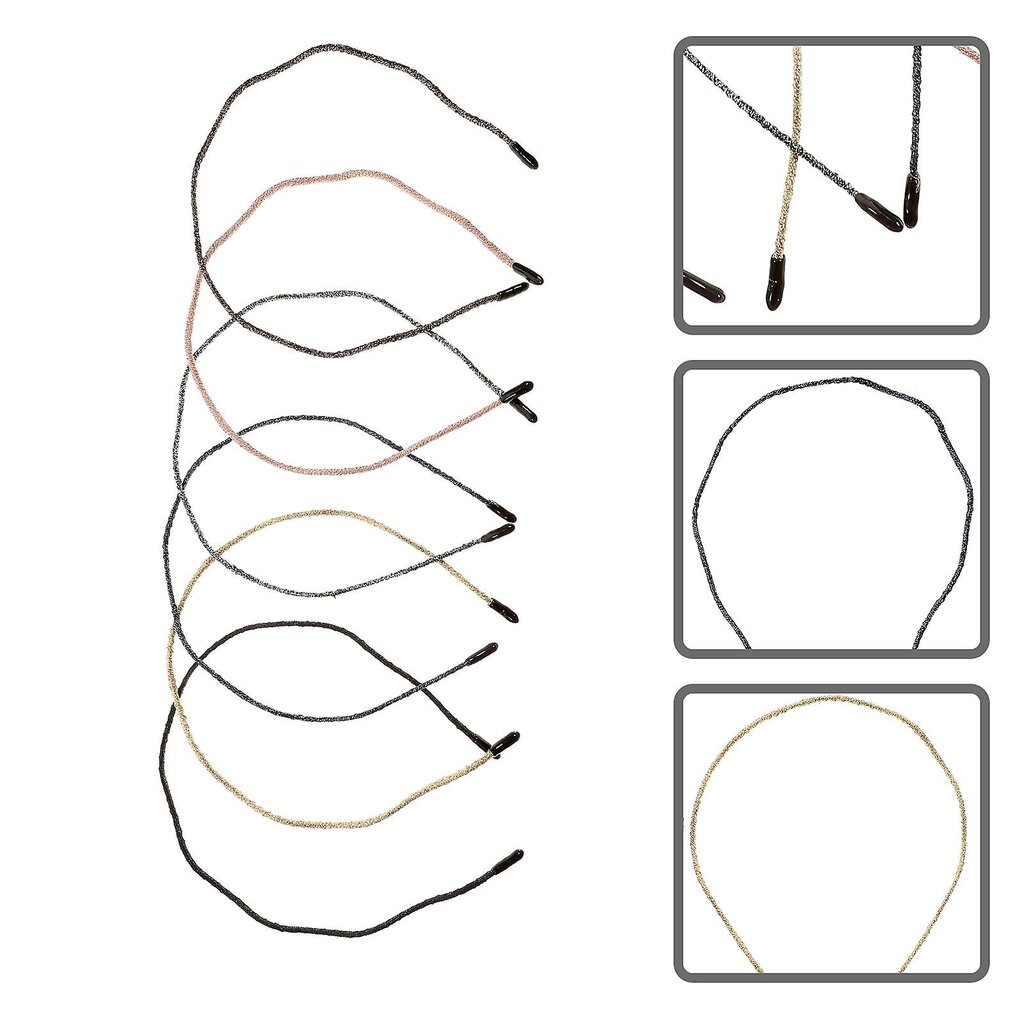 6 Kpl Tavalliset Otsanauhat Wave Design Hiusnauha Wave Design Hiusvanne Wave Jousinauha Yksinkertaiset Otsanauhat Naisille hinta ja tiedot | Hiustarvikkeet | hobbyhall.fi