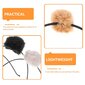 4 Kpl Fuzzy Pom Pom Ball Cat Korvapanta Ihana Pääpantapäähineiden Lisävaruste Lapsille Lapsille (Sekoitetut Tyylit) hinta ja tiedot | Hiustarvikkeet | hobbyhall.fi