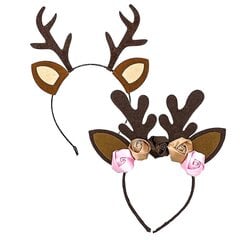 Cintillos De Navidad Deer Antler Headpiece Antler Hair Band Jouluinen Poron Pääpanta hinta ja tiedot | Hiustarvikkeet | hobbyhall.fi