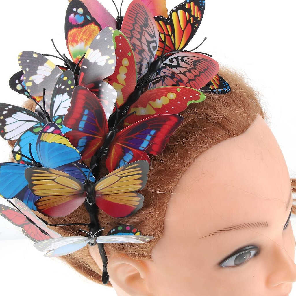 Butterfly Fascinator Butterfly-Pääpanta Tea Party Headpiece Naisten Päähine hinta ja tiedot | Hiustarvikkeet | hobbyhall.fi