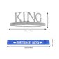 1 Sarja King Crown Sash Syntymäpäivän Tekojalokivi Cosplay Crown Prom -Tarvikkeet hinta ja tiedot | Hiustarvikkeet | hobbyhall.fi