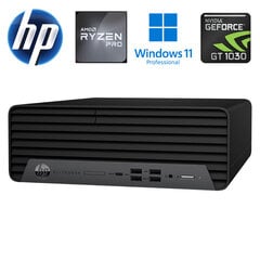 HP 805 G6 SFF Ryzen 5 PRO 4650G 16GB 256SSD M.2 NVME GT1030 2GB WIN11Pro hinta ja tiedot | Pöytätietokoneet | hobbyhall.fi