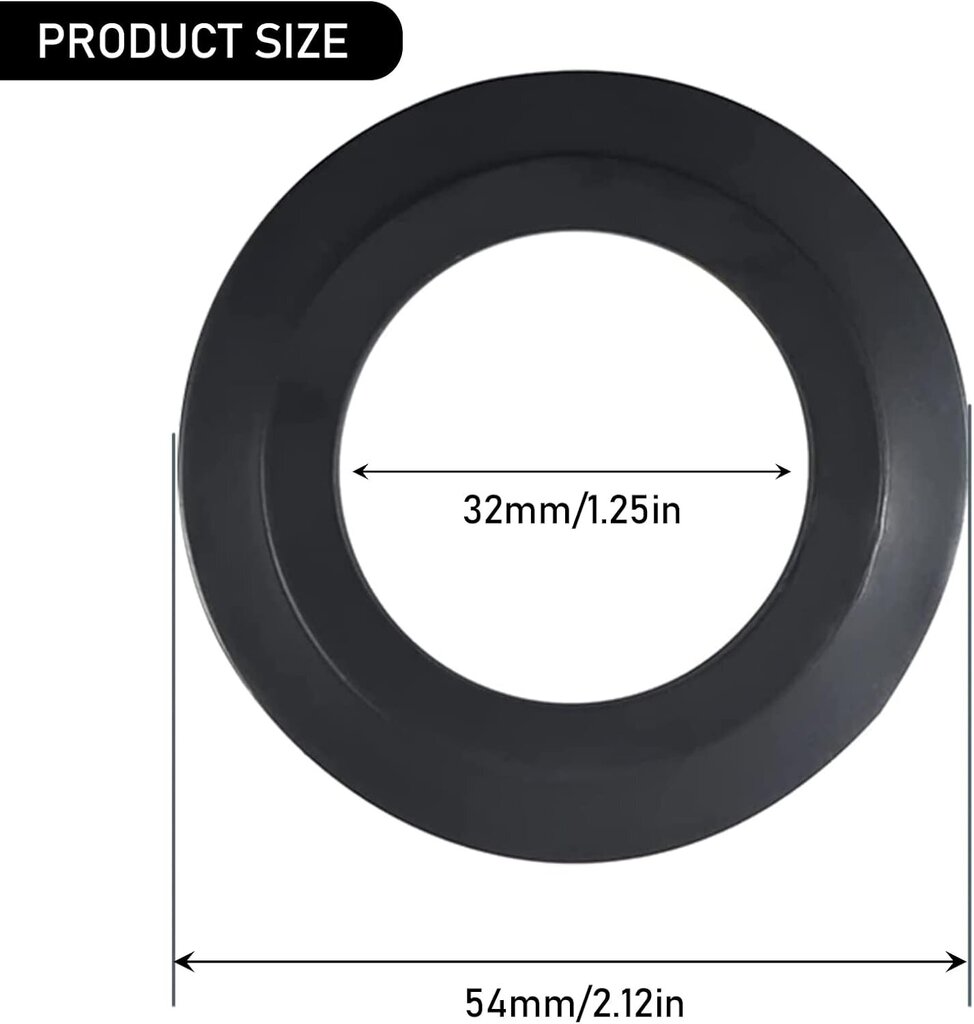 6 kpl tiskialtaan tiiviste, silikonitiiviste suodatinkoriin, vaihtoaltaan kumitiiviste, 54 mm ulko, 32 mm sisä, keittiön tyhjennystulpan tulpan tiiviste hinta ja tiedot | Koteloiden lisätarvikkeet | hobbyhall.fi