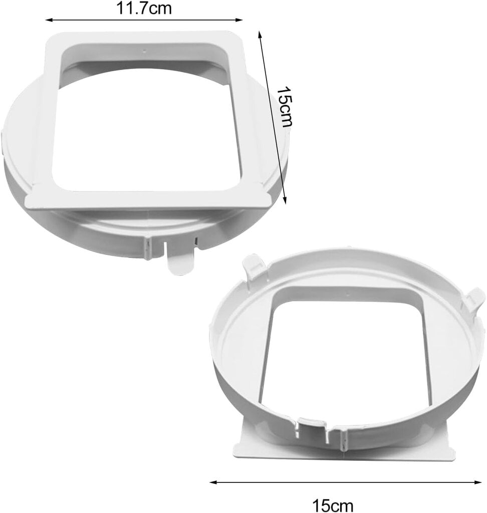 2 kpl ilmastointilaitteen ikkunan letkun sovittimen liitäntä, siirrettävä ilmastointilaitteen kärki ilmastointilaitteen pakokaasu, siirrettävälle ilmastointilaitteelle 150 mm:n putkiliittimen jatkoletkun sovitusosa hinta ja tiedot | Kotitaloustarvikkeet | hobbyhall.fi