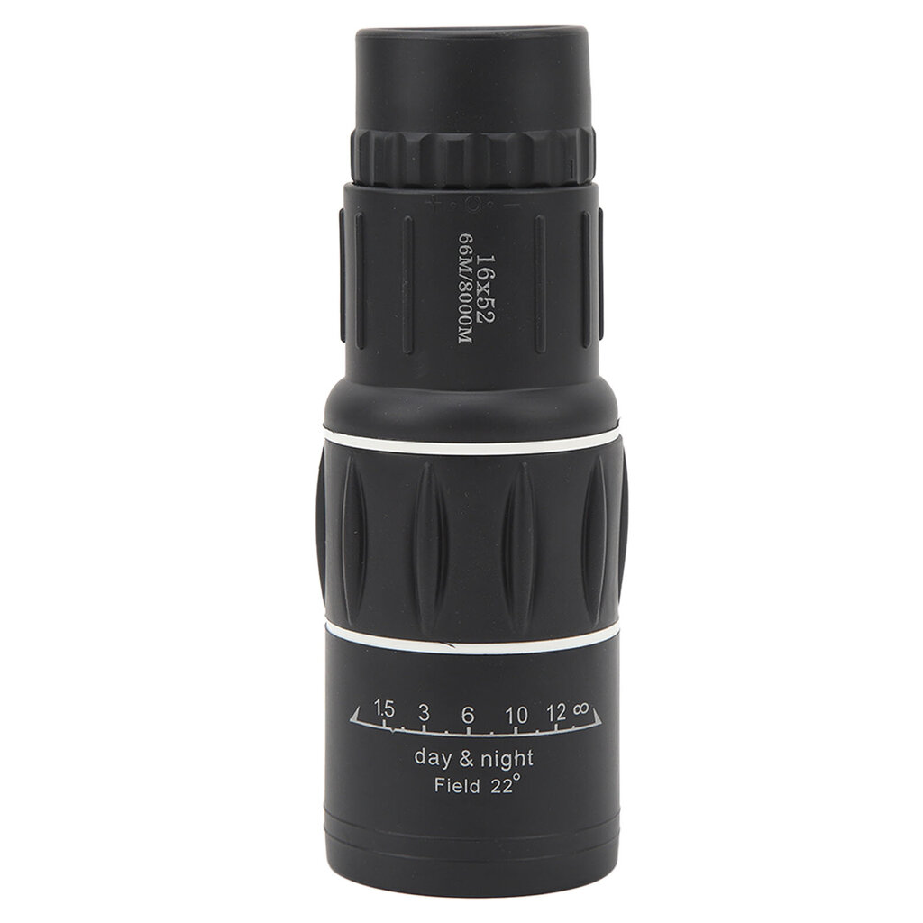 High Definition Ultra Light Pocket Telescope 16x52 Black HD Monoculars kannettava taskuteleskooppi musta hinta ja tiedot | Vuorikiipeilyvarusteet | hobbyhall.fi