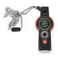 in 1 Emergency Survival Whistle LED Light -lämpömittari Kompassi monitoimipilli vaellukseen kiipeilyyn Oranssi hinta ja tiedot | Vuorikiipeilyvarusteet | hobbyhall.fi