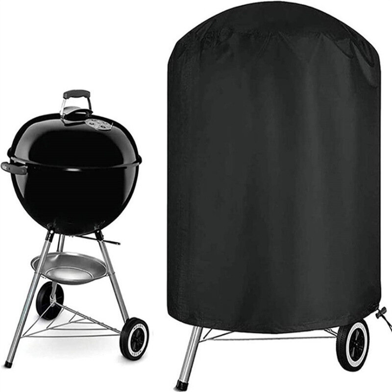 Grillipeite BBQ Suojapeitteinen grillipäällinen UV-suojattu/vedenkestävä/kosteudenkestävä vedenpitävä ulkogrilli, musta Weberille, Hollanti, JennAir-76 x 91cm hinta ja tiedot | Grillitarvikkeet ja -välineet | hobbyhall.fi