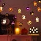 Halloween-koriste 8 elementtivalolla 6 m 40 kpl vilkkuvat Halloween-ikkunavalot imukupilla Halloween-valot hinta ja tiedot | Koristeet ja tarrat | hobbyhall.fi