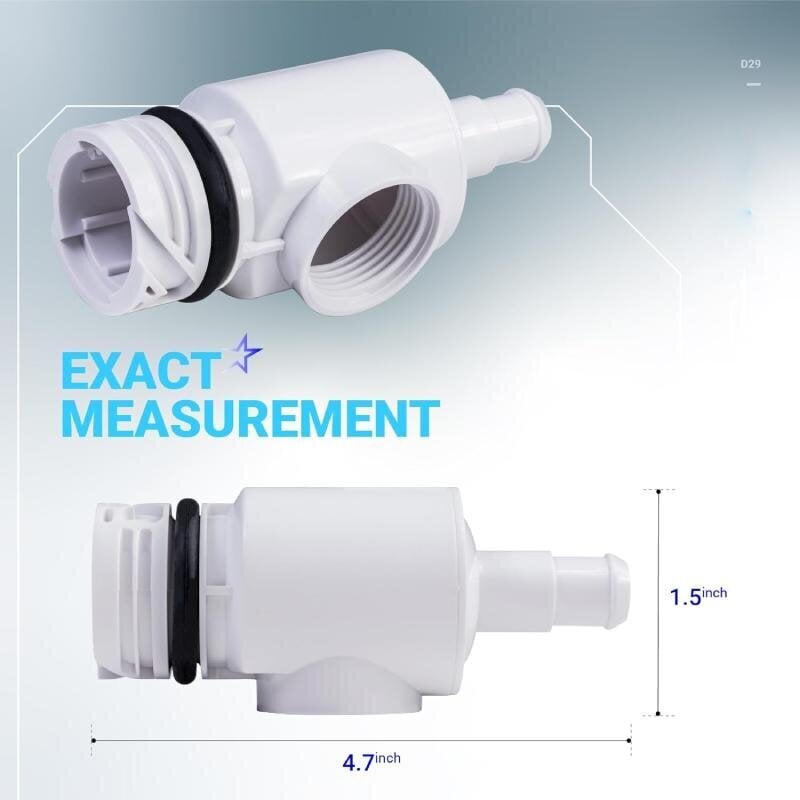Yleiskäyttöinen pikakatkaisun varaosa - Polaris 180 280 380 automaattisille uima-altaan puhdistusaineille - Korvaa: 25563-029-000, D29, POL2017561 hinta ja tiedot | Uima-allastarvikkeet | hobbyhall.fi