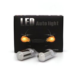 W21W LED-lamput 2x 7440 12-24V Canbus, oranssi Premium, 2 kpl. hinta ja tiedot | Polttimot | hobbyhall.fi