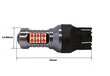 W21/5W LED-lamppu 7443 12V Canbus, 1400lm punainen, 1 kpl. hinta ja tiedot | Polttimot | hobbyhall.fi