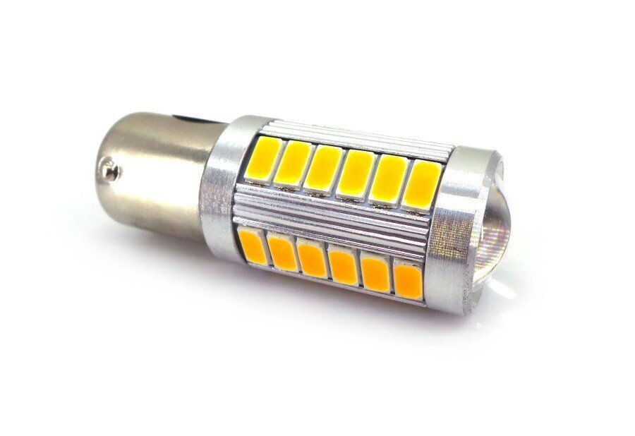 PY21W LED BAU15S 12-24V 1300lm Canbus, oranssi, 1 kpl. hinta ja tiedot | Polttimot | hobbyhall.fi