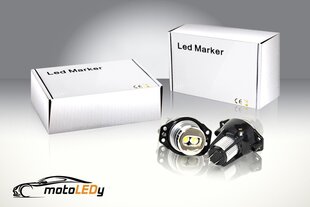 12W LED-lamppu BMW E90, E91 renkaisiin, 2 kpl per sarja. hinta ja tiedot | Polttimot | hobbyhall.fi