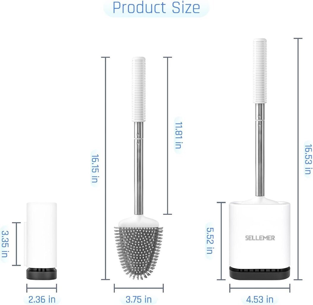 Sellemer silikoniharja hinta ja tiedot | Kylpyhuoneen sisustus | hobbyhall.fi