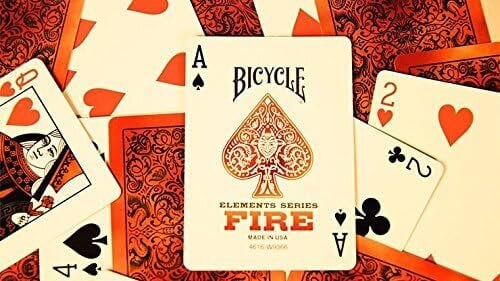 Pelikortit BICYCLE FIRE 1 TALIA puisessa laatikossa hinta ja tiedot | Korttipelit, pokeri | hobbyhall.fi