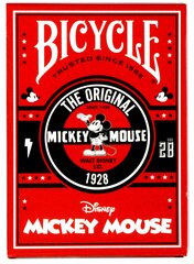 Pelikortit BICYCLE MICKEY MOUSE 1 TALIA puisessa laatikossa hinta ja tiedot | Korttipelit, pokeri | hobbyhall.fi