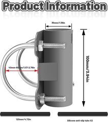 Antennimaston putkikiinnike Starlink-antennille, antennin kiinnitystelinesarja, Starlink-tarvikkeet hinta ja tiedot | TV-antennit | hobbyhall.fi