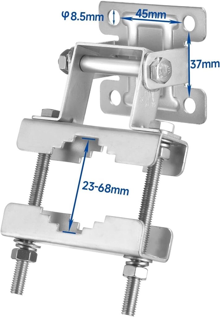 Antenni seinäkiinnike Maston pidike Antennikulman säätö Ruosteenestolaitteisto Lisävarusteet ulkokäyttöön tarkoitettuihin kodin antennipylvään pidikkeen kiinnityssarjoihin hinta ja tiedot | TV-antennit | hobbyhall.fi