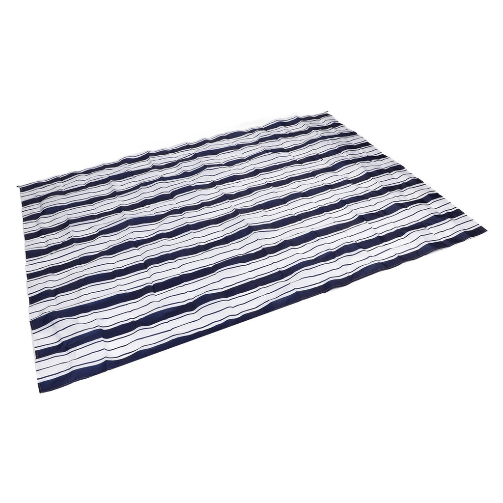 Rantapeitto vedenpitävä kevyt kannettava ulkopiknikmatto retkeilymatkoille Blue Stripe 2 x 1,45 M hinta ja tiedot | Vuorikiipeilyvarusteet | hobbyhall.fi