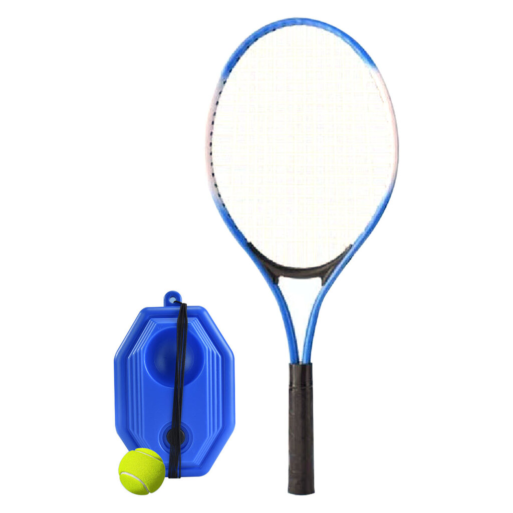 Yhden tennisharjoittajan tennismailat Rebound Base Tennispallot Kannettava itsetennisharjoitusväline aloittelijoille lapsille hinta ja tiedot | Tennisvälineet | hobbyhall.fi