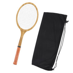 Kokoelma Puinen Retro Tennismaila Puinen Tennismaila Vintage Decor Retro Sisustus Muistokokoelma hinta ja tiedot | Tennisvälineet | hobbyhall.fi