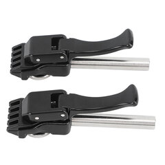 1 pari Black Badminton Stringing Clamp Tennis Flying Clamp Recket Starting Clamp Stringing Tool tarvikkeet hinta ja tiedot | Tennisvälineet | hobbyhall.fi