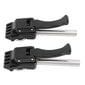 1 pari Black Badminton Stringing Clamp Tennis Flying Clamp Recket Starting Clamp Stringing Tool tarvikkeet hinta ja tiedot | Tennisvälineet | hobbyhall.fi