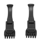 1 pari Black Badminton Stringing Clamp Tennis Flying Clamp Recket Starting Clamp Stringing Tool tarvikkeet hinta ja tiedot | Tennisvälineet | hobbyhall.fi