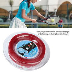 TS 4G 200m Reel Tennis String Line Polyesteri Tennis String Reel kuntosaliurheiluun Outdoor Red 1,25mm hinta ja tiedot | Tennisvälineet | hobbyhall.fi