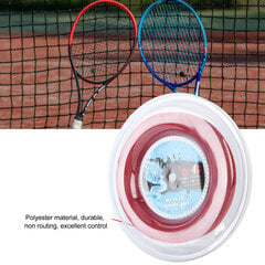 TS 4G 200m Reel Tennis String Line Polyesteri Tennis String Reel kuntosaliurheiluun Outdoor Red 1,25mm hinta ja tiedot | Tennisvälineet | hobbyhall.fi