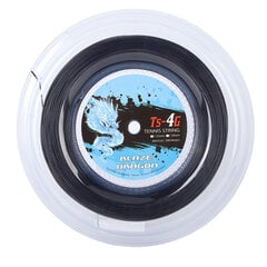 TS 4G 200m Reel Tennis String Line Polyesteri Tennis String Reel kuntosaliurheiluun Outdoor Musta 1,30mm hinta ja tiedot | Tennisvälineet | hobbyhall.fi