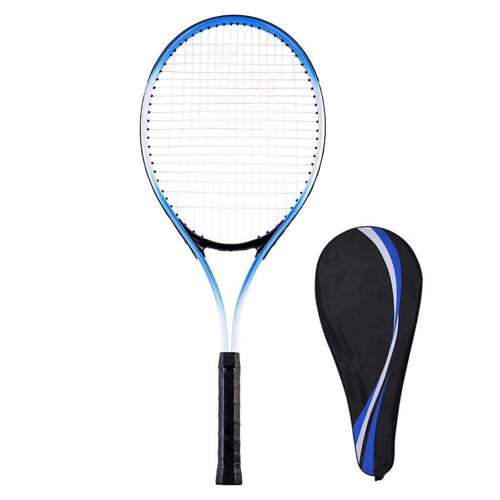 27 tuuman tennismaila yhden tennismailan aloittelijoille harjoitussarja kantolaukulla aikuisille opiskelijoille naisille miehille, sininen hinta ja tiedot | Tennisvälineet | hobbyhall.fi