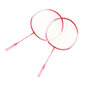 Sulkapallomaila 2 pelaajaa Super Light Split Handle Iron Alloy sulkapallomailasarja aloittelijoille lapsille punainen hinta ja tiedot | Tennisvälineet | hobbyhall.fi