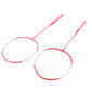 Sulkapallomaila 2 pelaajaa Super Light Split Handle Iron Alloy sulkapallomailasarja aloittelijoille lapsille punainen hinta ja tiedot | Tennisvälineet | hobbyhall.fi