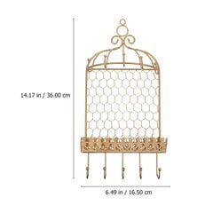 1Kpl Birdcage Design -Korujen Säilytysteline Creative Rautaseinätyyppinen Koruteline hinta ja tiedot | Säilytyslaatikot ja -korit | hobbyhall.fi